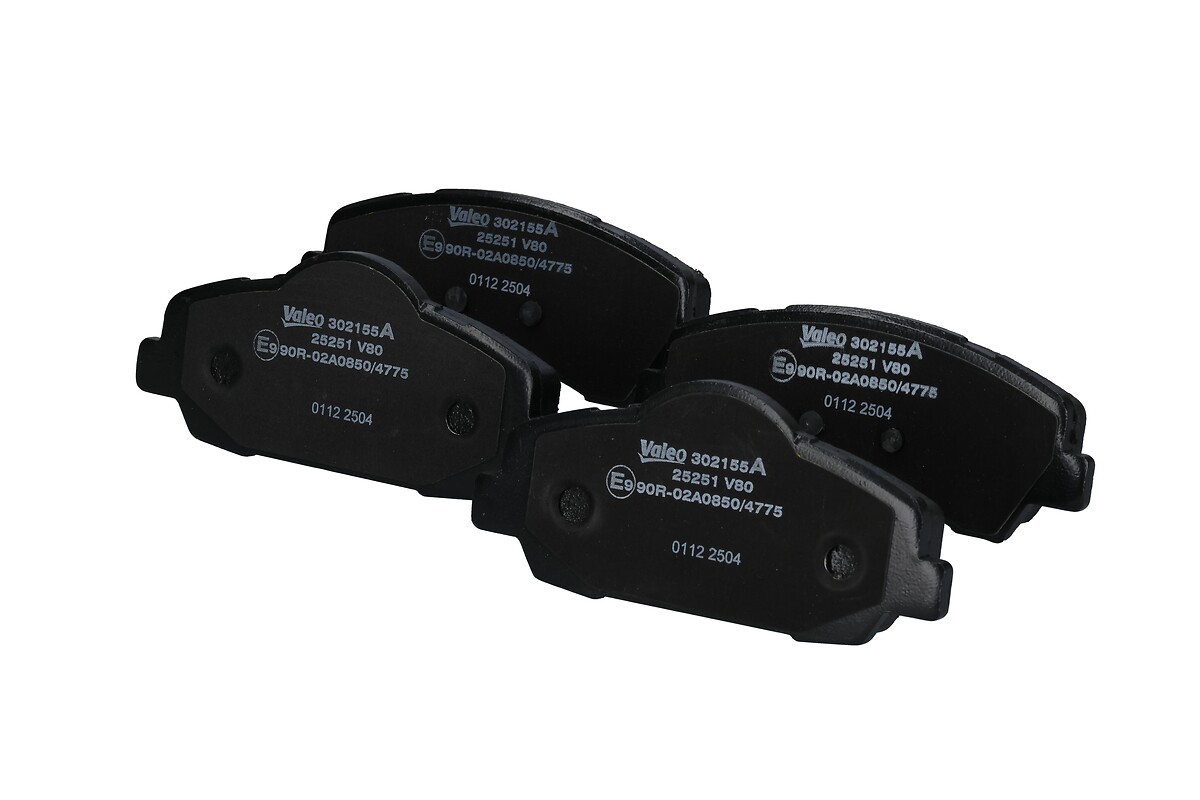 Jeu de 4 plaquettes de frein VALEO ref. 302155A